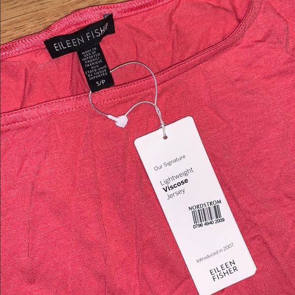 NWT Eileen Fisher Bateau Neck Knee Length Dress - Picture 3 of 9